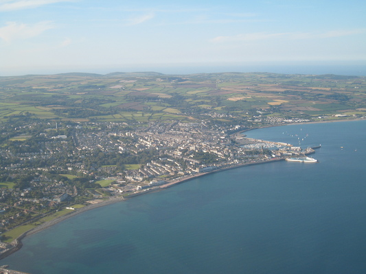 Penzance from the helicopter (07-14-2011 18:52)