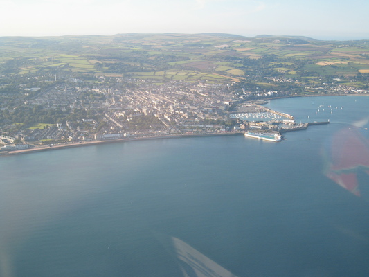 Penzance from the helicopter (07-14-2011 18:53)