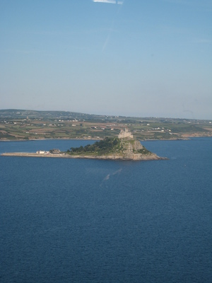 St. Micheal's Mount from the helicopter (07-14-2011 18:53)