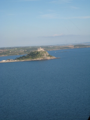 St. Micheal's Mount from the helicopter (07-14-2011 18:54)