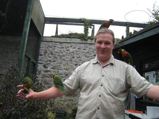 The lorikeets on Ben (by Tim) (07-15-2011 14:03)