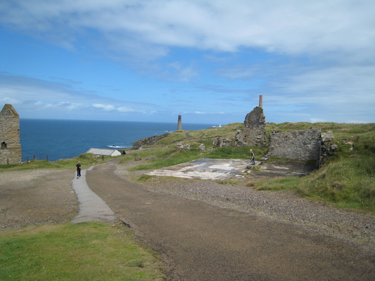 Tim and Cole at the Levant mine (07-16-2011 13:28)