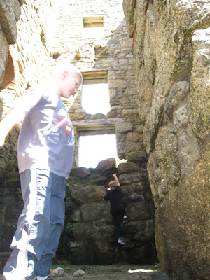 Tim and Cole at the Levant mine (07-16-2011 13:35)