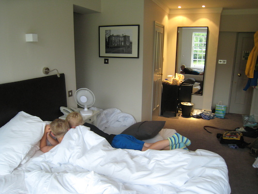 Cole and Tim in our room (07-21-2011 07:49)