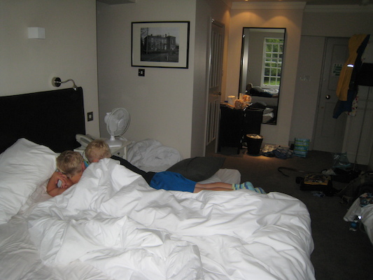 Cole and Tim in our room (07-21-2011 07:49)