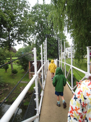 Tim, Cole and Xine on the bridge (07-21-2011 09:05)