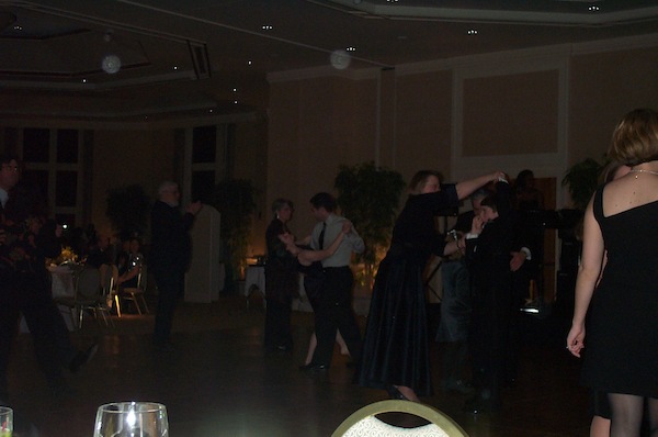 Happy Couple Dipping