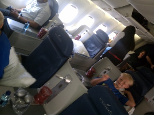 Tim getting ready for the flight (07-01-2011 18:00)