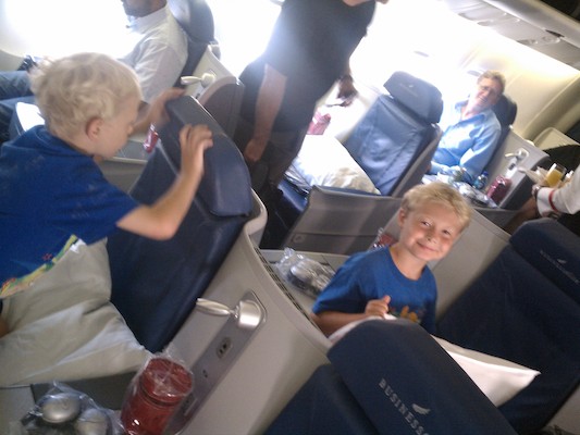 Cole and Tim getting ready for the flight (07-01-2011 18:00)
