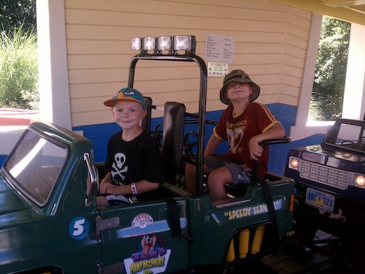 Cole and Tim driving (07-30-2011 11:48)