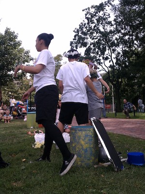 Tim as Cobweb in A Midsummer's Night's Dream (08-13-2011 15:45)