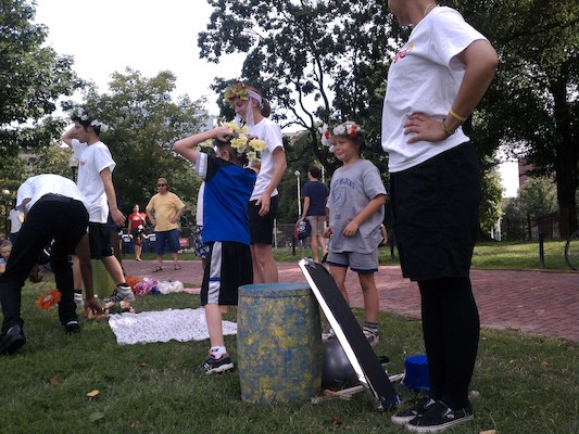 Tim as Cobweb in A Midsummer's Night's Dream (08-13-2011 15:45)