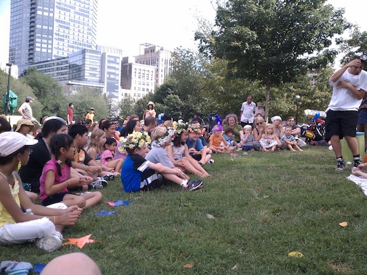 Tim as Cobweb in A Midsummer's Night's Dream (08-13-2011 15:47)