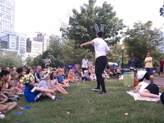 Tim as Cobweb in A Midsummer's Night's Dream (08-13-2011 15:48)