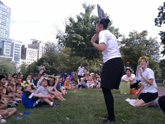 Tim as Cobweb in A Midsummer's Night's Dream (08-13-2011 15:48)