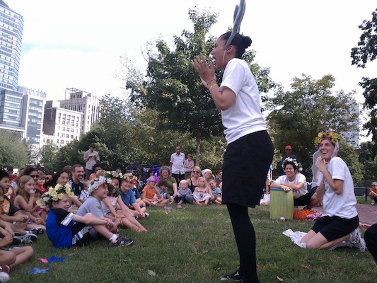 Tim as Cobweb in A Midsummer's Night's Dream (08-13-2011 15:48)