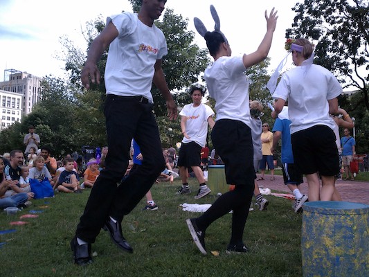 Tim as Cobweb in A Midsummer's Night's Dream (08-13-2011 15:49)