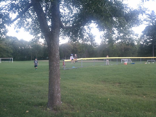 Cole at Tim's soccer practice (09-09-2011 18:46)
