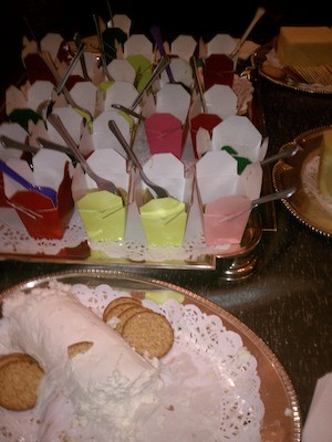 The spread at the Athenaeum (10-11-2011 18:15)