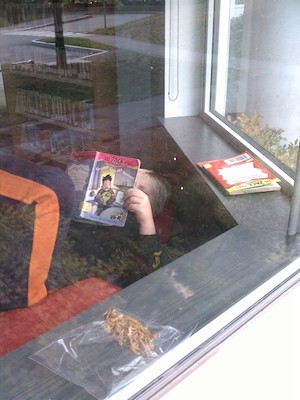 Tim reading at the library (10-22-2011 12:03)