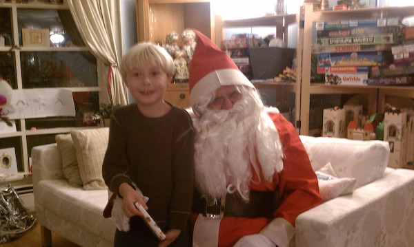 Santa visiting Tim and Cole (12-24-2010 17:49)