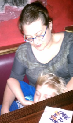 Snuggling sleepy Tim (02-25-2011 18:03)