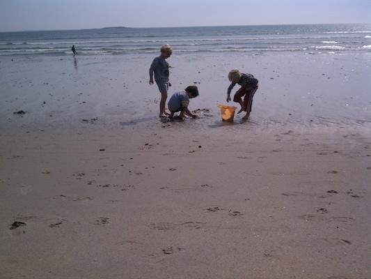 Tim, Jamie and Cole at Ferry Beach (05-07-2011 09:16)