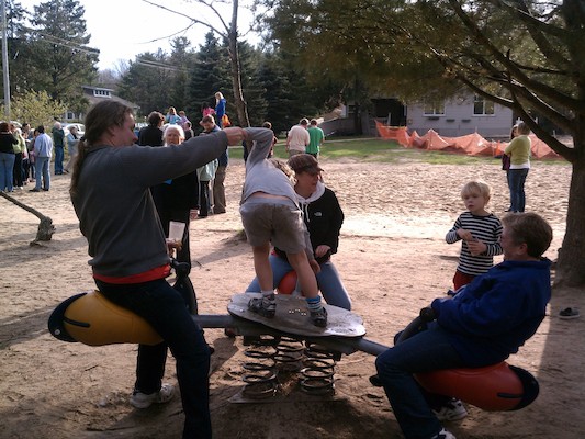 Ben, Tim and Cole and the Bianco-Spencers (05-07-2011 17:52)