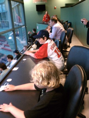Tim and Grant at Fenway (06-09-2011 18:39)