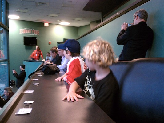 Tim and Grant at Fenway (06-09-2011 18:39)