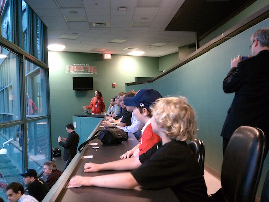 Tim and Grant at Fenway (06-09-2011 18:39)