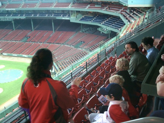 Grant, Cole and Tim at Fenway (06-09-2011 19:02)