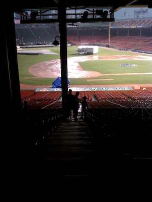 Grant and Stephe at Fenway (06-09-2011 19:16)