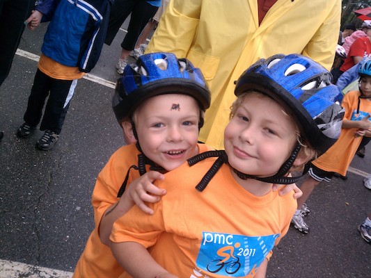 Cole and Tim at the PMC ride (06-11-2011 09:44)