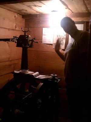 Winding the First Parish clock (06-29-2011 19:04)