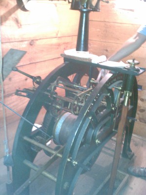 Winding the First Parish clock (06-29-2011 19:04)