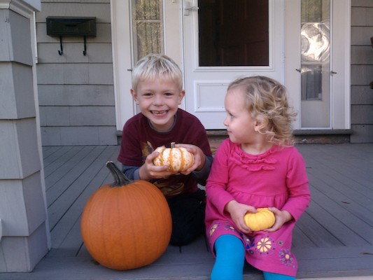 Cole, Linda and pumpkins (10-16-2011 16:37)