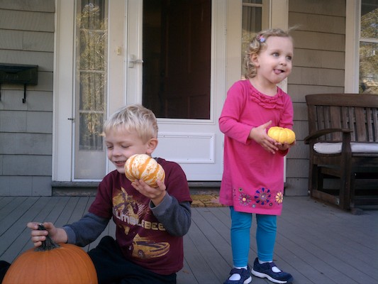 Cole, Linda and pumpkins (10-16-2011 16:37)