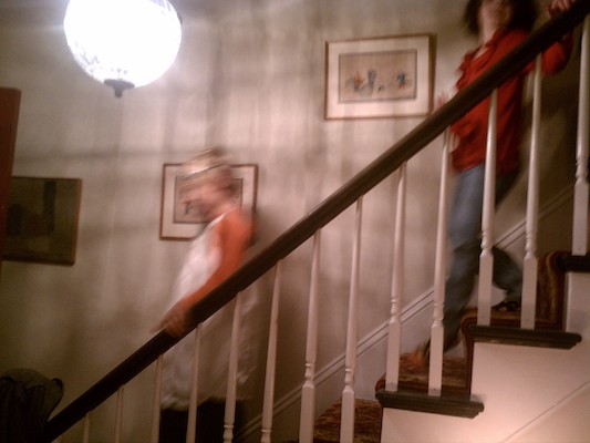 Tim playing dress-up (12-10-2011 19:41)