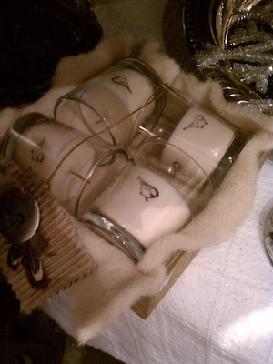 Candles with stamps (12-14-2011 11:29)