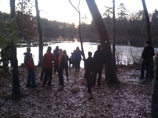 Fawn Lake winter solstice (12-22-2011 07:20)