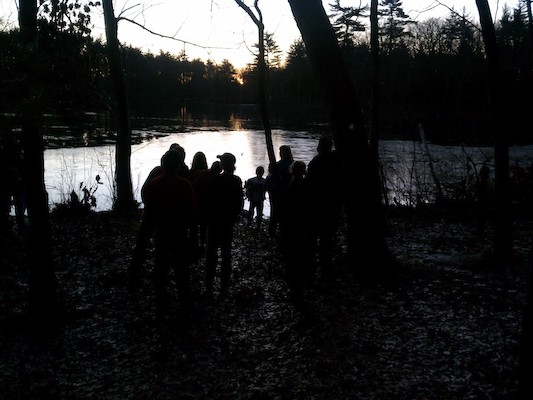 Fawn Lake winter solstice (12-22-2011 07:22)