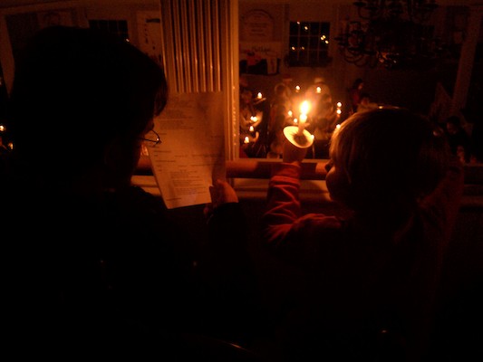 Tim at the candlelight service (12-24-2011 17:01)