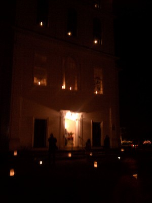 Church lit by candles (12-24-2011 17:18)
