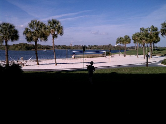 Cole outside the room at the Polynesian (02-24-2012 15:56)