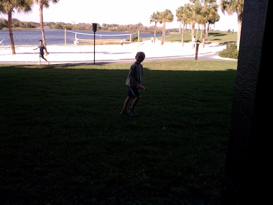 Cole outside the room at the Polynesian (02-24-2012 15:56)