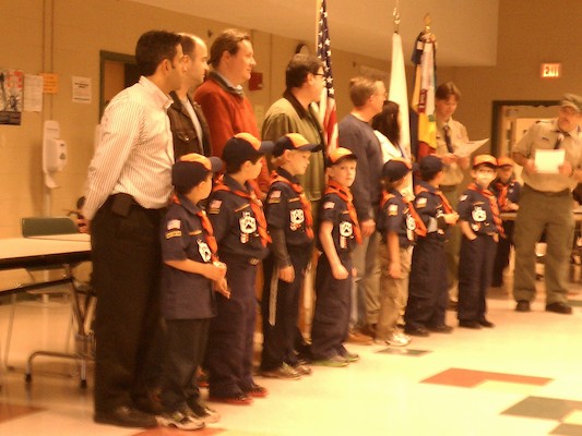 Cole and Ben at Tiger graduation (04-23-2012 19:12)