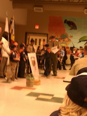 Cole at Tiger graduation (04-23-2012 19:17)