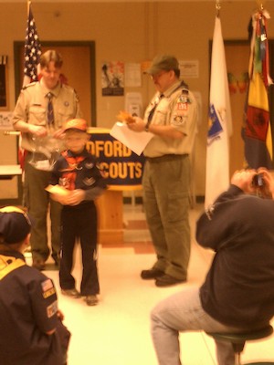Cole at Tiger graduation (04-23-2012 19:53)