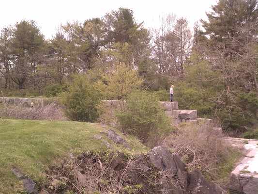 Cole and Tim at Fort McClary (05-11-2012 13:57)